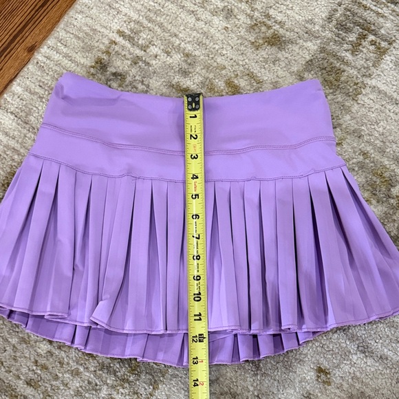 GOLDHINGE LAVENDER FIELDS PLEATED TENNIS SKIRT - Picture 10 of 10